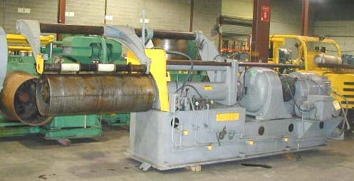 20000 lb. Paxson Machine Co., Recoiler, 20-1/2" mandrel outside dimension, 48" coil width, hydraulic - Image 1
