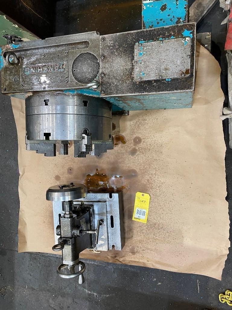 20 Tanshing #MRNG-400 4th Axis, with 4-Jaw 16" chuck - Image 6