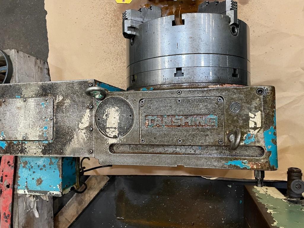 20 Tanshing #MRNG-400 4th Axis, with 4-Jaw 16" chuck - Image 9