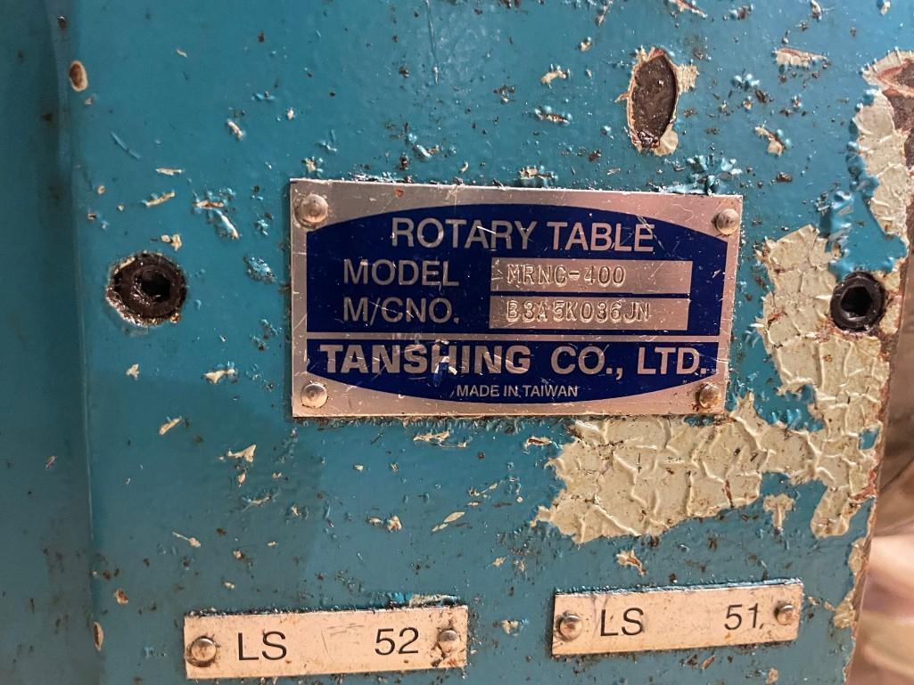 20 Tanshing #MRNG-400 4th Axis, with 4-Jaw 16" chuck - Image 10