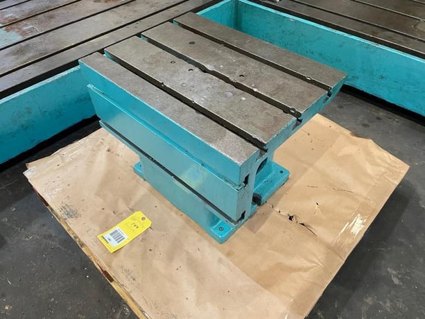 Box table for radial arm drill, 23 -3/4" x 17 -3/4" x 17 -3/4", 2 sided, T-slotted - Image 2