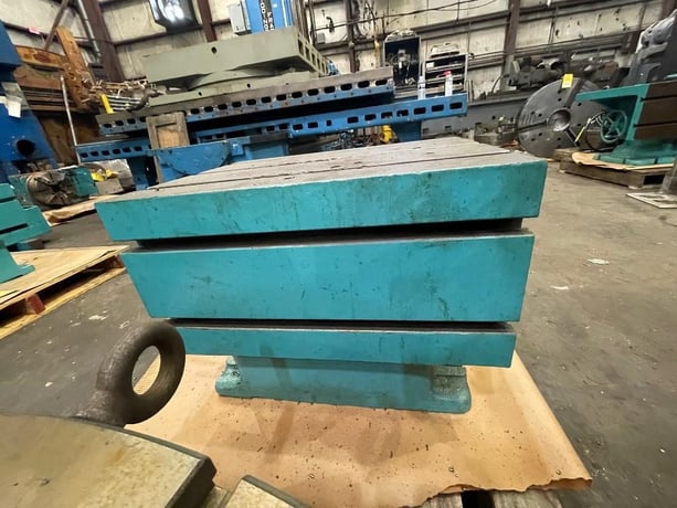 Box table for radial arm drill, 24 x 18 x 18, 2 sided, T-slotted - Image 3