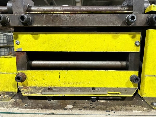 10" x. .100" Benchmaster #910, vari-cycle press feed line, 1.5"-2.5" pinch roll diameter, 100 FPM - Image 7