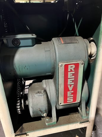 10" x. .100" Benchmaster #910, vari-cycle press feed line, 1.5"-2.5" pinch roll diameter, 100 FPM - Image 8