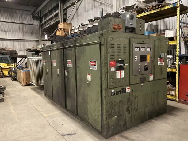 1750 KW Inductotherm #VIP Power Melt coreless induction furnace, 7.5 ton capacity,S38573 - Image 1