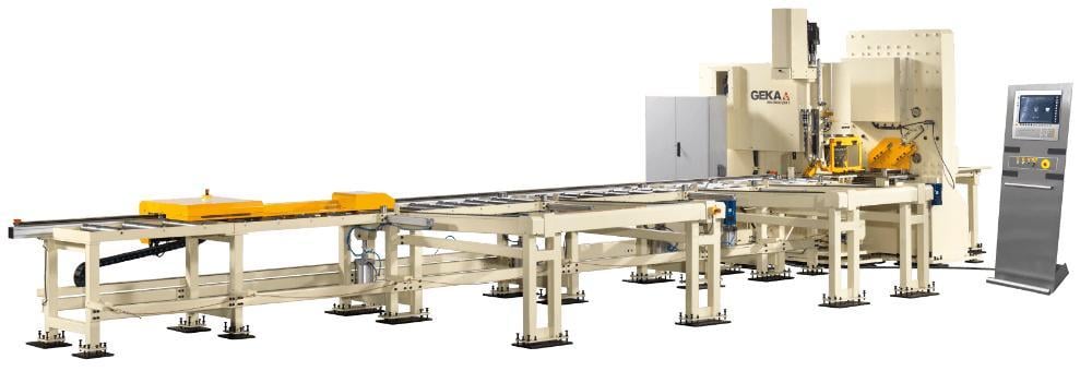 120 Ton, Geka #Alfa-500, CNC line for processing flat bars, new - Image 1