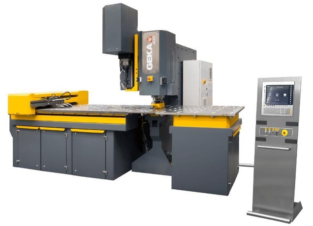 Geka #Paxy-Series, CNC solution for punching, marking & drilling steel plates, new - Image 1