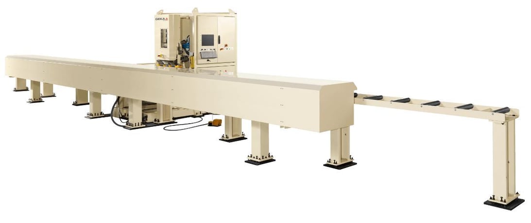 Geka #Paxy-X-Plus, CNC line for punching, marking & drilling long length plates, new - Image 1