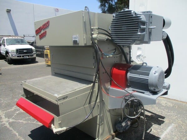 37" Cemco #UR-2137, 1-head belt grinder, complete coolant system - Image 2