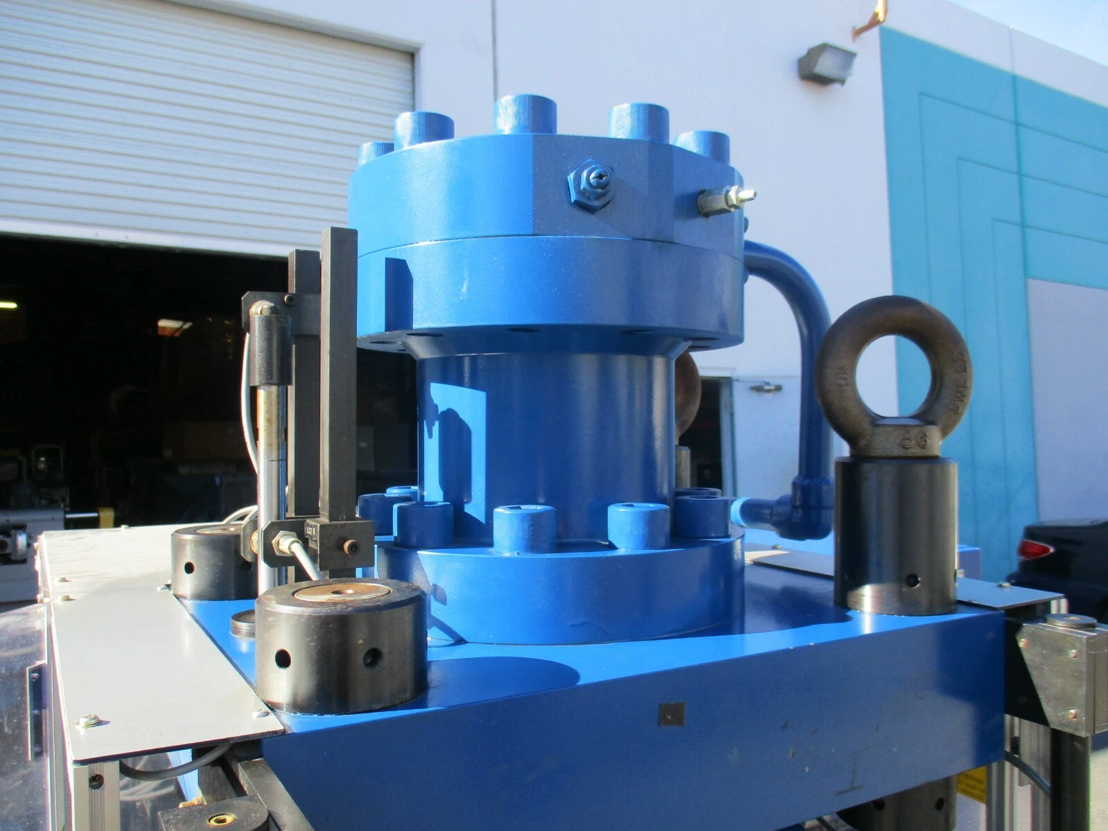 60 Ton, Yamada #8000-DSE, hydraulic 4-post heated platten transfer press - Image 3