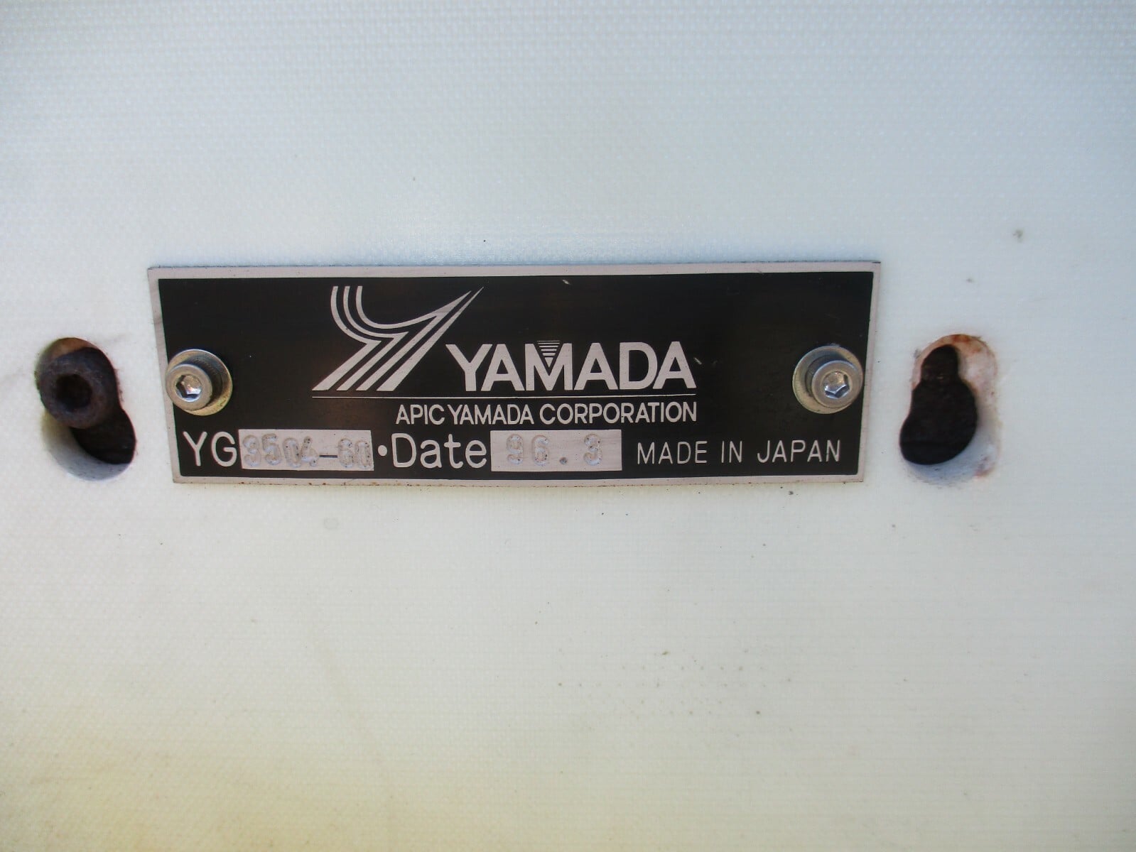 60 Ton, Yamada #8000-DSE, hydraulic 4-post heated platten transfer press - Image 4