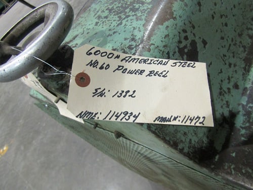 6000 lb. American Steel Line #60, Power Reel - Image 4