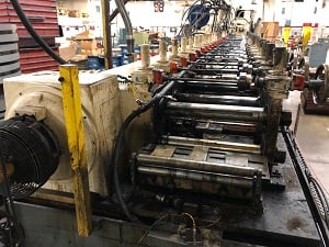 22 Stand, Tishken #24HW S3-1/2, Roll Forming Line, 3-1/2' ' spindle diameter, 20" roll space, 14" horizontal - Image 3