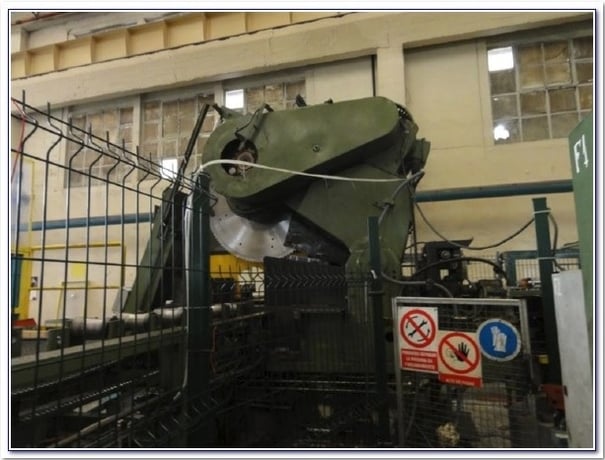 51" Kaltenbach #HDM-1300, Automatic Saw, 1300mm diameter, 700mm billet cut length, PLC, hydraulic feed - Image 3