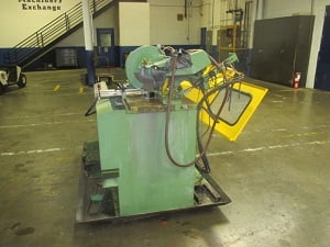 14" Dake #COBRA-350AX, Saw, 3400 RPM, 7" vise opening, 6-1/4" feeder vise opening, 23" feeder length, 8 blades - Image 2