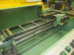 14" Dake #COBRA-350AX, Saw, 3400 RPM, 7" vise opening, 6-1/4" feeder vise opening, 23" feeder length, 8 blades - Image 4