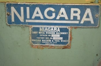 Niagara #31RC, Circle Shear, 10 gage, 60" squaring blank, 78" octagonal blank, 3" diameter cutter, 100 FPM - Image 4