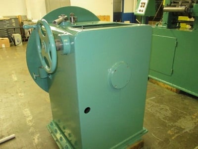 12" x .157" Nobs Slitting Line, 500 kg, uncoiler, recoiler, auxiliary recoiler - Image 4