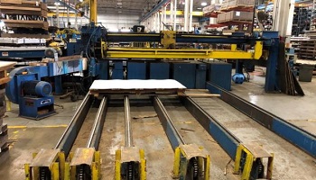 60" x .188" Herr Voss Drop, Stacker with Blower and Side Discharge, 20000 lb., 425 FPM - Image 1