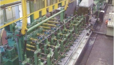2.5" x 15/6" (63.5mm x 3.2mm) Oto Mills #OTO 552-RTC, Tube Mill with Rafted Stands, 1999 - Image 1