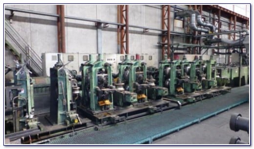 8.5" x 0.4" (219mm x 10mm) Voest Alpine, Rafted Cage Forming Tube Mill, 150mm shaft, 80 MPM, upgraded 2008 - Image 7