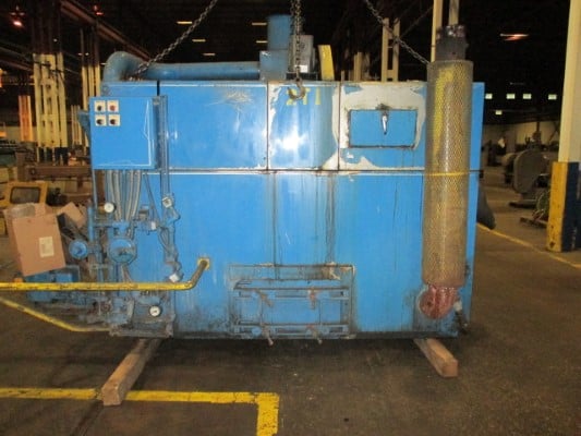 Hurricane #250/W/BO Parts Washer, Hopper Gas Heated Water System, 24" Auger barrel, dust collector - Image 1