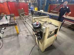 6000 lb. Pandjiris #HTS-60, Head & Tailstock Welding Positioner, 100 rpm, 2013 - Image 3