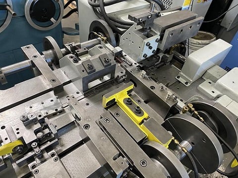 Nilson #751, Four Slide Machine, 1/16" wire diameter, 3/4" strip, 3" feed, 400 SPM, rebuilt - Image 2