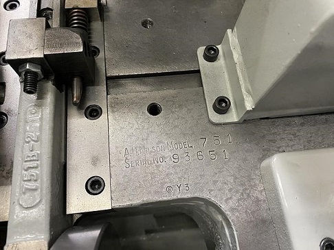 Nilson #751, Four Slide Machine, 1/16" wire diameter, 3/4" strip, 3" feed, 400 SPM, rebuilt - Image 4