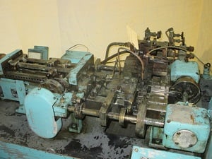 U.S. Baird #00, Four Slide Machine, 1/32" wire diameter, 7/16" ribbon, 4-1/4" feed, split cams, double gib - Image 4