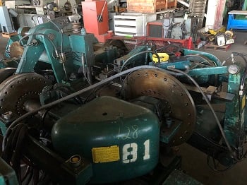 U.S. Baird #8, Wire Former, 1/2" wire diameter, 24" feed, split cams air clutch, double gib, 2 plane - Image 4