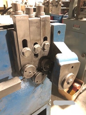 Straus-Artys #SAC-1, Ring Coiler, .250" wire, 40" ring, 70 FPM, 140 w/ de-winder, Feed Gears, 2 Plane - Image 4