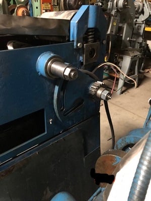 Straus-Artys #SAC-1, Ring Coiler, .250" wire, 40" ring, 70 FPM, 140 w/ de-winder, Feed Gears, 2 Plane - Image 6