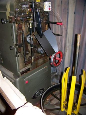 No. 14CT National, Wire Spring Coiler, Segment Type, 100 PPM, .055" wire diameter, 1.18" spring outside - Image 1