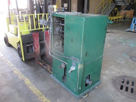 Sleeper & Hartley, Spring Coiler with Power Reel and Tooling, Series 721, .080" wire, 145" feed, 1-1/2" ID - Image 4