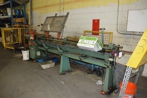 .312" Shuster #2A4V, Wire Straightener & Cut Off, 10' rack, 200 FPM - Image 1