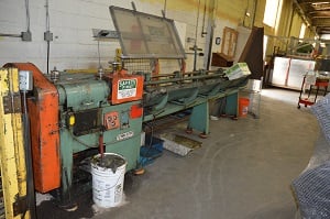 .312" Shuster #2A4V, Wire Straightener & Cut Off, 10' rack, 200 FPM - Image 2