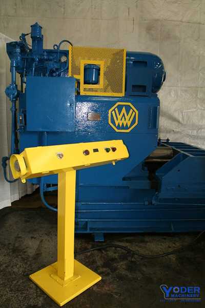 100 Ton, Williams #0100, hydraulic bulldozer, 22" stroke, 30 HP, pressure gauge, #64124 - Image 9