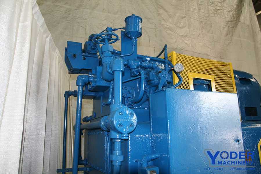 100 Ton, Williams #0100, hydraulic bulldozer, 22" stroke, 30 HP, pressure gauge, #64124 - Image 10