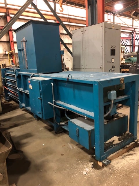 Economy #72A42-OShut Height, baler, 20 HP Reuland motor, Vickers valves & pump - Image 1