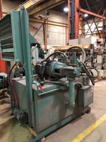 Maren #203-103S, horizontal hydraulic automatic baler, automatic wire tying, 50 HP, 1999 - Image 8