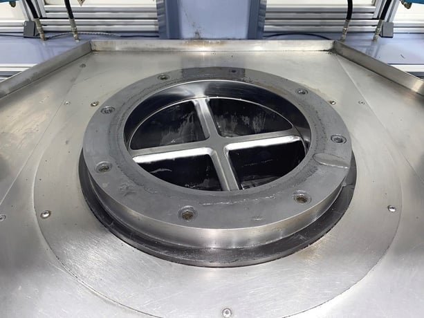 Extrude Hone #Spectrum-10/8/8, 10" media cyl diameter, 8" hyd cyl diameter, 1200 psi Extrusion Pressure, PLC - Image 4