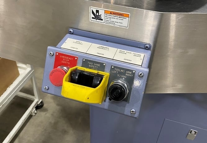 Extrude Hone #Spectrum-10/8/8, 10" media cyl diameter, 8" hyd cyl diameter, 1200 psi Extrusion Pressure, PLC - Image 6