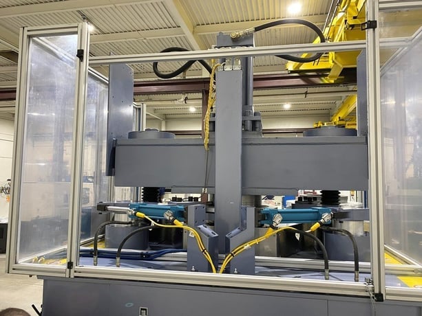 Extrude Hone #Spectrum-10/8/8, 10" media cyl diameter, 8" hyd cyl diameter, 1200 psi Extrusion Pressure, PLC - Image 9