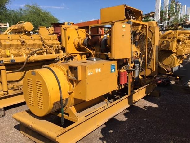 500 - 800 KW Caterpillar #3412, diesel generator set, serial #38S01113, 1000 hours, 1978 - Image 3