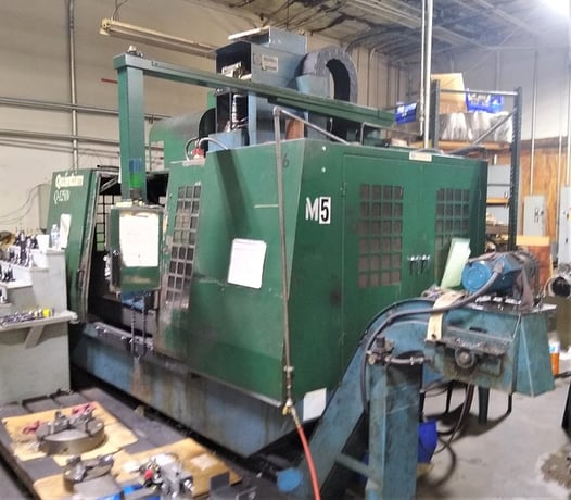 Kasuga Quantum #Q-1250V, 50" X, 25" Y, 25" Z, 6000 RPM, 30 automatic tool changer, 25 HP,chip,Fanuc 18iMB - Image 1
