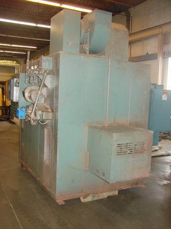 48" width x 72" H x 48" L Grieve, Stainless interior, horiz-air, gas fired, powered exhaust Class A, cart - Image 4