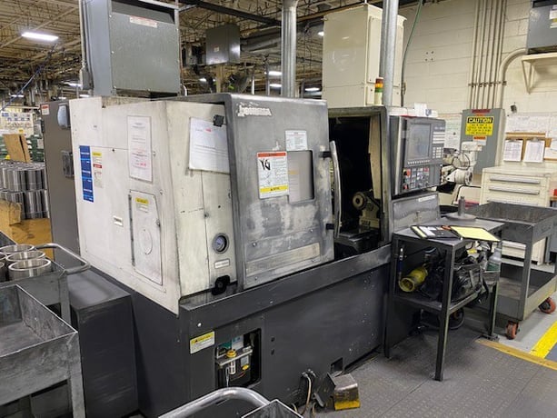 Okuma #Genos-L400, 20.4" swing, 10" chuck, 2.6" bar, 15.3" diameter, 19.6" length, OSP-P300L-R, chip - Image 8