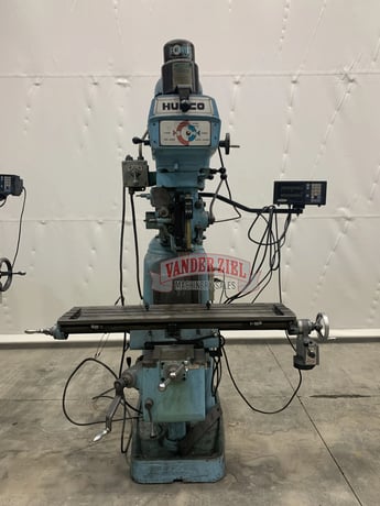 Hurco #SM-1, vertical knee mill, 12" x48" table, 3 HP, Fagor 3-Axis digital read out, power draw bar, #15655 - Image 1