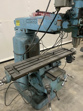 Hurco #SM-1, vertical knee mill, 12" x48" table, 3 HP, Fagor 3-Axis digital read out, power draw bar, #15655 - Image 6